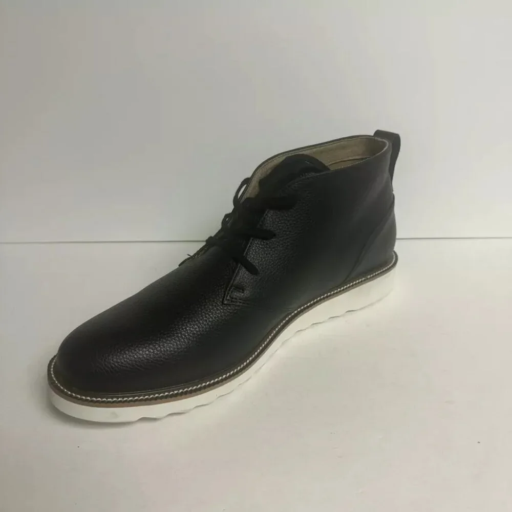 Hush Puppies Mens Parker Chukka Boot Black Size 12 M